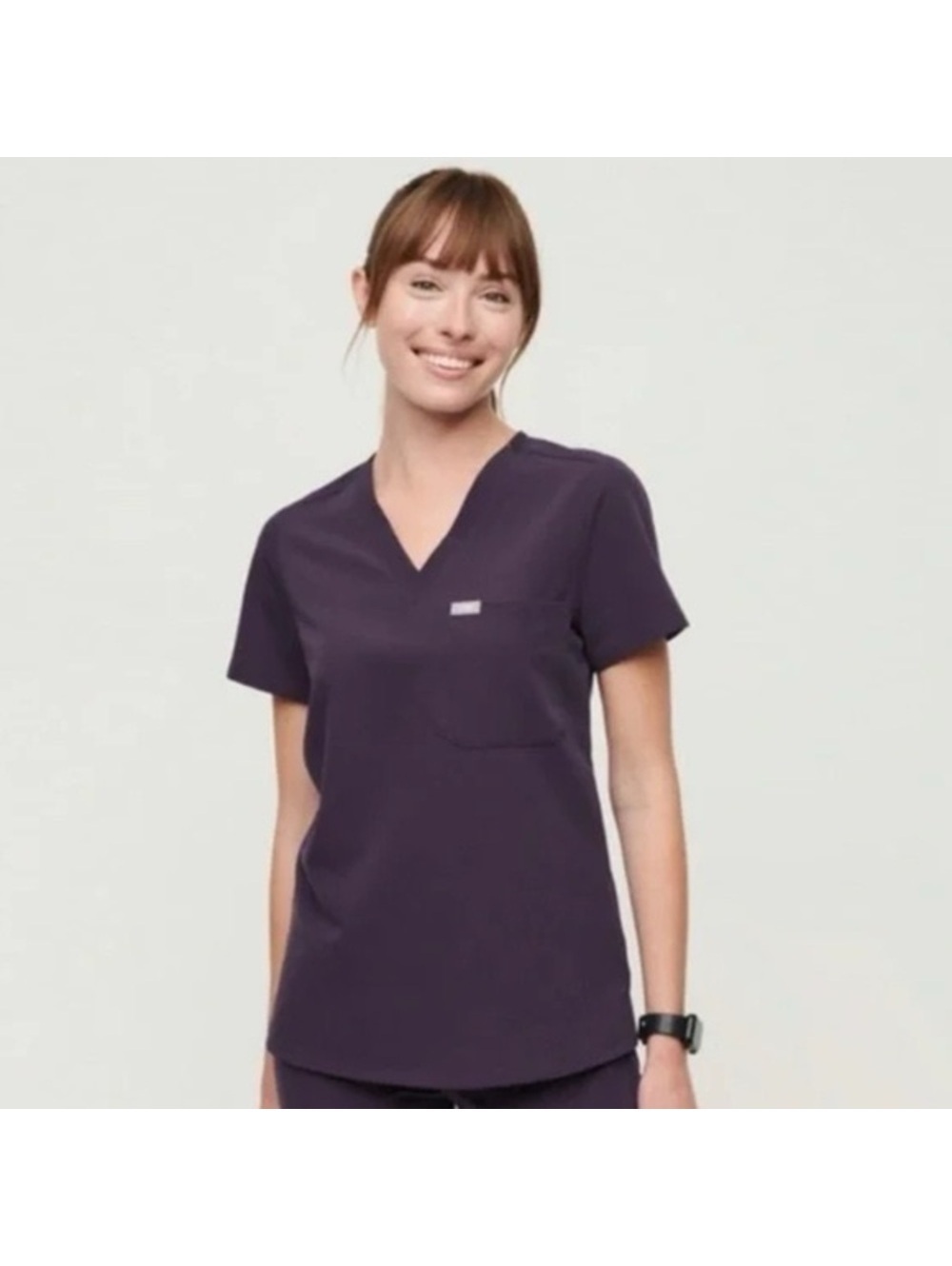 FIGS Purple Shadow Catarina Scrub Top XXS Healthcare Medical Nursing